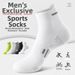 Men's Professional Marathon Running Socks Breathable Mesh Non-Slip Sports Cotton Mid-Calf Socks For Spring And Summer Odor Resistant_desvips.com