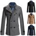 Men's trench coat Men's tweed coat for men_desvips.com