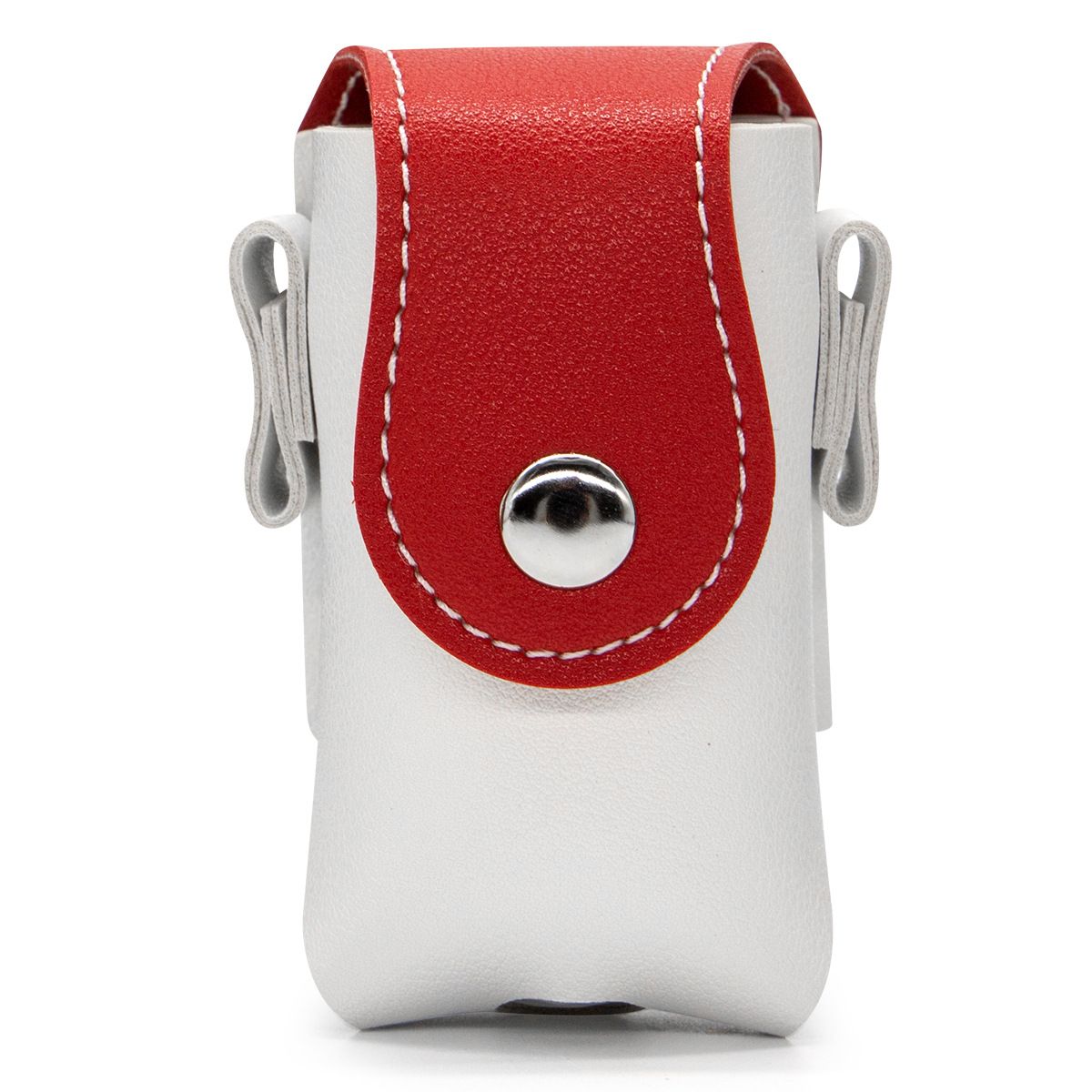New In-Stock Waist-Hanging Storage Golf Accessories Bag Ball Pouch Spliced PU Leather Simple Gift_desvips.com