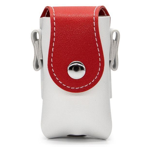 New In-Stock Waist-Hanging Storage Golf Accessories Bag Ball Pouch Spliced PU Leather Simple Gift_desvips.com