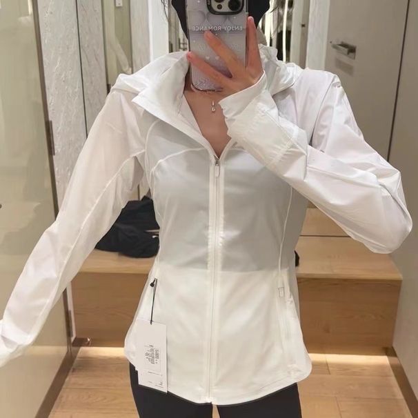 Summer Sun Protection Luludarling Women's Tight Top Slim Skin Clothing Breathable Lightweight Outdoor Jacket_desvips.com