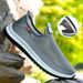 Summer Mesh Men's Comfortable Flyweave Casual Breathable Soft Sole Running Fitness Non-Slip Shoes_desvips.com