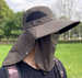Outdoor Hiking, Summer Protection Face Mask, Fishing Sun, Wide Brim Breathable Cool Hat, Fisherman Hat_desvips.com