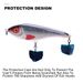 TREHOOK 3pcs 105mm 30g Sinking Pike Jerkbait Slider Glider Fishing Lure Lipless Hard Swimbait Wobbler For Pike Musky Bass Pesca_desvips.com