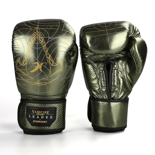 Genuine Leather Adult Boxing Gloves Latex Liner Sandbag Punching Sandbag Sanda Muay Thai Fighting Boxing Gloves Camouflage_desvips.com