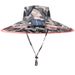 Solar-Powered Cooling Hat For Men - Dual Fan Rechargeable Wide Brim Sun Hat With Steel Wire Frame_desvips.com