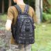 Tackle Bag Backpack Large Capacity Tactical Backpack Men's Multifunctional Outdoor Travel Mountaineering Cycling Camouflage Single Shoulder Dual Use_desvips.com