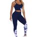 Women's High Waisted Hip Lifting Running Pants Autumn Printed Seamless Yoga Wear Fitness Tie Dye High Elasticity Sports Clothing_desvips.com