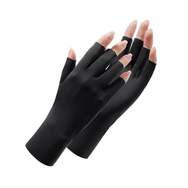 Sun Protection Gloves For Women, UV Protection, Anti-Slip, Driving, Cycling, Electric Bike, Summer Ice Silk, Outdoor_desvips.com