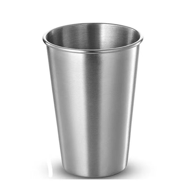 304 Stainless Steel Tumbler - Stackable Beer Cup & Cold Drink Glass For Camping, Picnics & Outdoor Use (Single Wall, Rust-Proof)_desvips.com