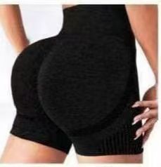 RenMou Yoga Cross-Border Trade High Waist Hip Lift Tummy Control Shorts Running Fitness Sports Breathable Sweat-Wicking_desvips.com