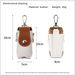 Spliced Style Golf Small Bag & Waist Pouch | Portable Golf Ball Pouch | PU Leather Golf Ball Protective Case_desvips.com
