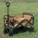 Qunature 150KG Folding Cart Foldable Camping Trolley Camping Cart Handcart 180L_desvips.com