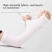 Sports Safety Unisex Ice Silk Sleeves For Summer Sun Protection And Mosquito Repellent For Outdoor Cycling And Driving Solid Color Sports Accessory_desvips.com