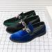 Dress Shoes Fashion Green Designer Men's Comfortable Pointed-Toe Leather Loafers For Men Evening Slip-on Mens Party_desvips.com