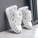 High Quality 2025 Fshion Sneakers Youth Men's Artificial PU Splicing Low Top Lace-Up Breathable Non-Slip Wear-Resistant Running Shoes 39-44_desvips.com