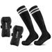 Soccer Shin Guards Straps Soccer Shin Guards Cross Border Foreign Trade Over The Knee Long Football Socks_desvips.com