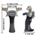 YUOUY Carbon Fiber Handle Slingshot Set With Level Sight & Flat Bands For Outdoor Shooting_desvips.com