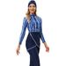 Muslim Swimwear Muslim Swimsuits Women's Conservative Swimsuits Flowers Prints Women's Beach Swimsuit Bur_desvips.com