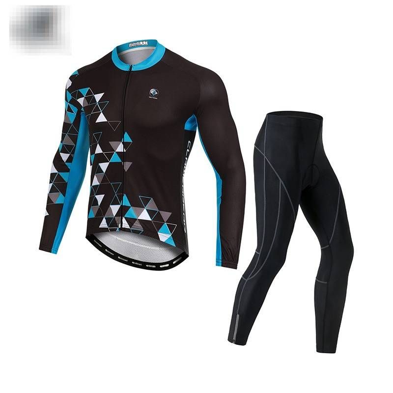 NOKO Cycling Jersey Men's Cycling Jersey New Long Sleeve Cycling Jersey Spring And Autumn Cycling Jersey Set_desvips.com
