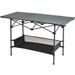 Picnic Table Camping Table Party 120×70×55 CM Portable Outdoor Lightweight Aluminum Roll-Up Folding Foldable Picnic Table Camping Table With Carry Bag_desvips.com