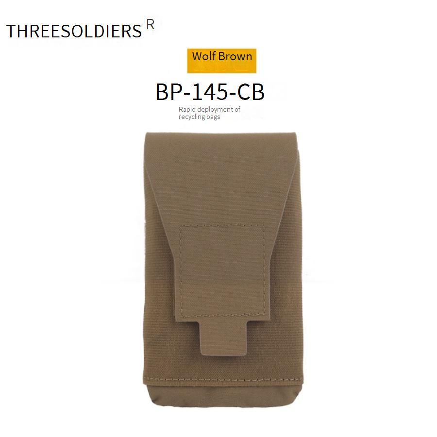 Tactical Vest Waist Belt MOLLE-Compatible Foldable Pouch For Outdoor Gear Storage & Organization_desvips.com