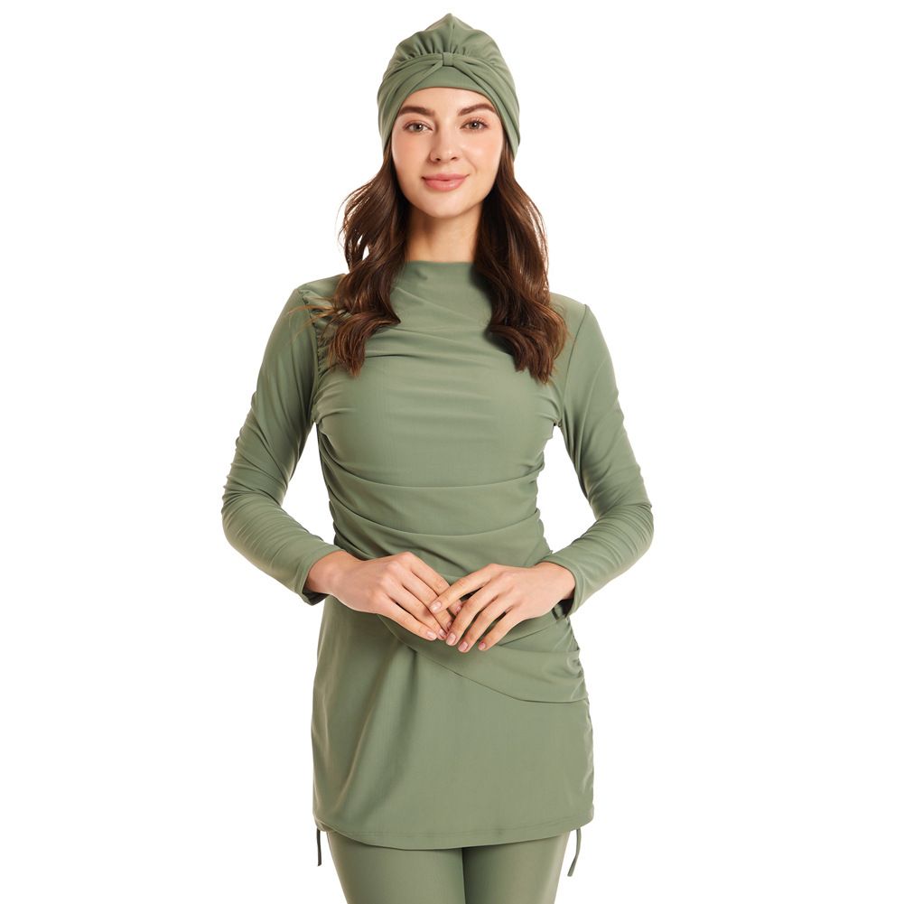 Muslim Swimwear Muslim Swimsuits Women's Conservative Swimsuit Prints Women's Beach Swimsuit Burkini_desvips.com