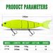 Swimbait Jointed Giant Balam 245 Floating For Big Bait Bass Catfish Hard Lure GiantBait Balam245 Lure_desvips.com
