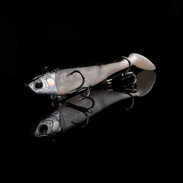 WALK FISH 9.5cm 22.4g Jig Head Soft Lure T-Tail Fishing Lure Fishing ShadBoat Code Pike Lure Bass Trout Sea Fishing Freshwater_desvips.com