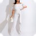 Women's Clothing sexy ruffled off-shoulder jumpsuit_desvips.com