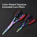 Stainless Steel Capable Of Opening Loops, Titanium Two-tone Pliers, Multifunctional Fishing Scissors, Lure Scissors_desvips.com