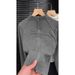Stylish, Slimming, High-end Gray Stand-u Collar Zi-u Cardigan, 2025 Autumn New Model, Sun-rotective Yoga Slim-fit_desvips.com