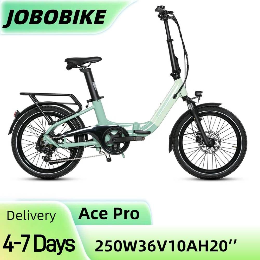 JOBOBIKE Ace Pro 20'' Foldable Electric Bike For Adults With Torque Sensor & Bluetooth Display_desvips.com