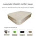 Automatic Foldable Built-in Pump Heightened Inflatable Mattress Outdoor Portable Tent Camping Air Bed_desvips.com