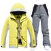 001 For Men Women, Snowboard Skiing Jacket And Pants, Warm Ski Suit Set, New Cross-Border Style_desvips.com