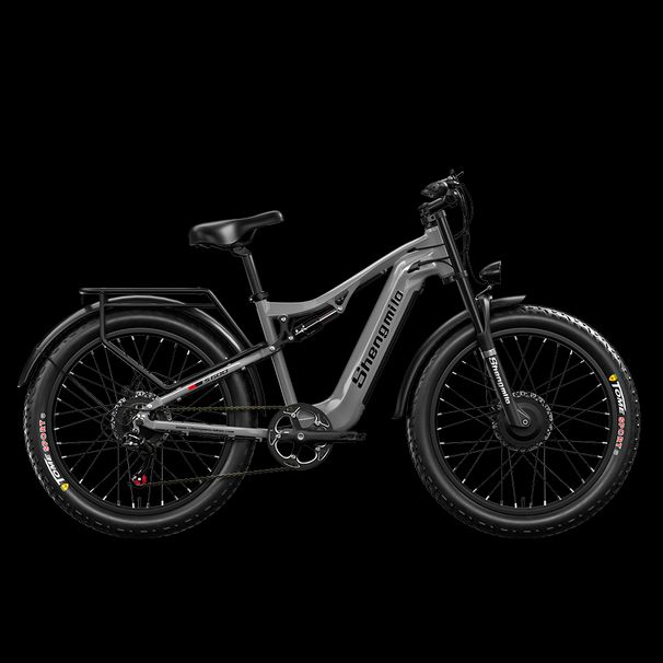 Shengmilo S600 E-Mountain Bike 48V 17.5AH 26*3.0 Inch Fat Tires Hydraulic Brake Off-Road Electric Bike 2000W Electric Bicycles_desvips.com