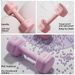 Soft-Grip PVC Dumbbell Set For Women & Teens - 4 Colors, 1-4kg Adjustable, Home Workout For Arms & Core (Lilac/Pink/Blue/Green)_desvips.com