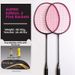 Adult Badminton Racket Set 4U Recreational Dual Lightweight Home Use Family Racquet Sports Outdoor_desvips.com
