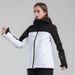 New Snowwear Women's Windproof, Waterproof, Wear-resistant Clip Cotton Warm Veneer Double Board Snow Coat_desvips.com