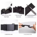 Toothless Automatic Buckle Men's Military Training Casual Canvas Nylon Youth Belt_desvips.com