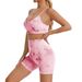 High Waisted Leopard Print Yoga Pants Women's Fitness Running Tight Fitting Seamless High Elastic Sports Shorts_desvips.com