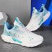 Male And Female Couple's Night Light Popcorn Air Cushion Sports 2024 Spring New Fashion Casual Breathable Running Shoes_desvips.com