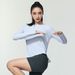 Women's Long-sleeve Yoga Top, New Autumn Winter Base Shirt, Breathable Quick-drying Sports T-shirt For Fitness, Running,_desvips.com