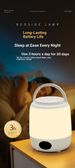 LED Night Light, Sleep Light, Night Camping Light, Baby Feeding Atmosphere, Table Lamp, Eye Protection, Rechargeable Bedside Lamp_desvips.com