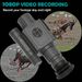 Professional Crosshair Night Vision Sight With 5X Digital Magnification COMS Imaging And Built-in Battery For Outdoor Hunting/animal Observation_desvips.com