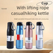 Stainless Steel Cross-Border 304 Insulated Knight Large Capacity Bottle Men And Women Portable Outdoor Rope Water Cup_desvips.com