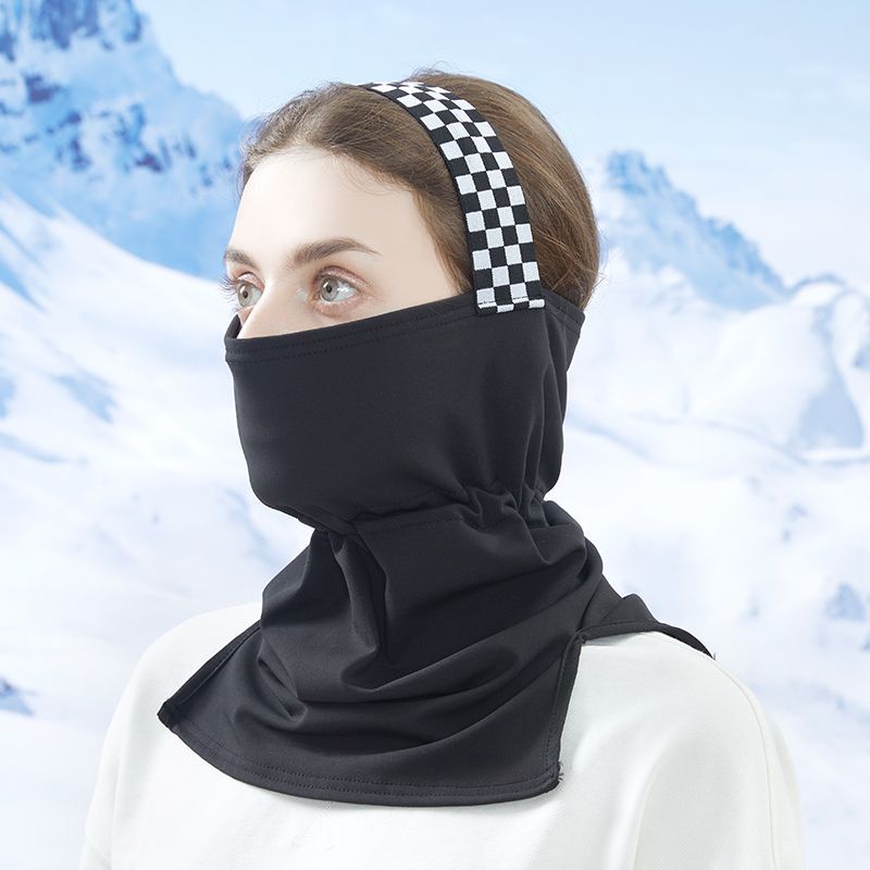 Ski Mask Winter Cold-Proof Windproof Slimming Quick-Dry Neck Warmer Face Protection Ear Hanging Head Cover Wind Blocking_desvips.com