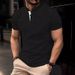 Summer New Quick Sell With Zipper Pocket For Men's Sports Polo Shirt_desvips.com