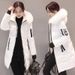 Women's Winter Hooded Parka Coat With Faux Fur Trim - Long Loose Fit Warm Padded Jacket (Black, Gray, Red, Army Green, Maroon, Pink, Pea Green, White)_desvips.com
