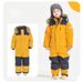 Outdoor Single And Double Board Luminous Windproof Waterproof Thickened Warm One-piece Children's Ski Suit_desvips.com